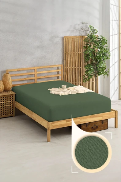 Formeya   %100 Pamuk Tek/Çift Kişilik Fitted Çarşaf Fitted Penye Çarşaf - 12