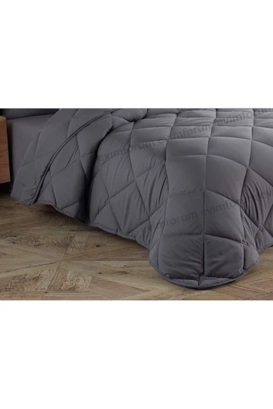 Formeya Antrasit Çift Kişilik Yastık Ve Yorgan Seti-195x215 - 3
