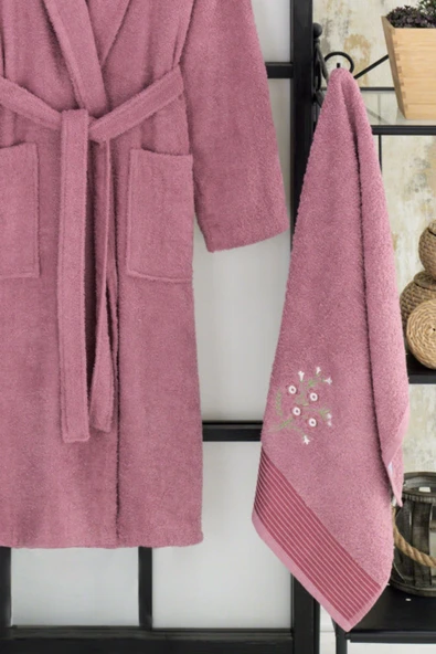 Formeya   Havlulu Bornoz Seti 2 Parça (Bornoz + Yüz Havlusu) - 3
