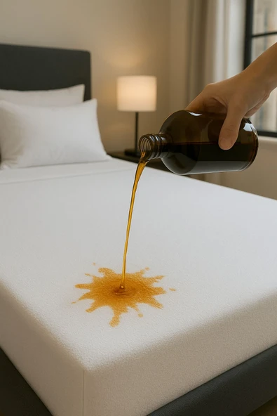 Formeya   %100 Pamuk Fitted Su Sıvı Geçirmez Yatak Koruyucu Bebek-Tek-Çift Kişilik-Battal Boy Yatak Alezi - 2