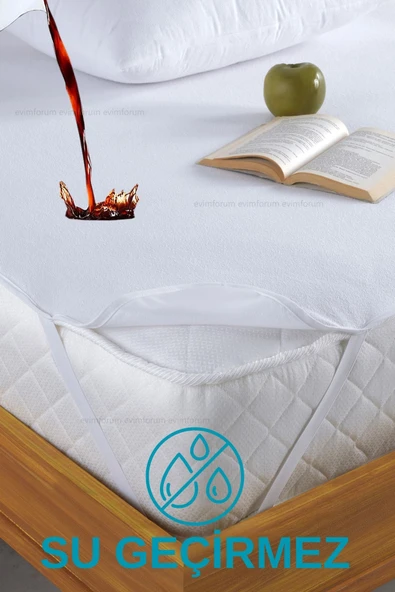 Formeya Mikrofiber Su Sıvı Geçirmez Köşe Lastikli Alez Çarşaf Tek Çift Kişilik Bebek Park Yatak Alezi - 3