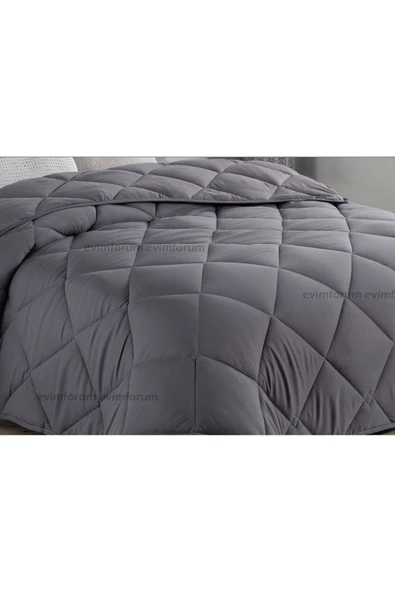 Formeya Antrasit Tek Kişilik Yorgan ve Yastık Seti 155x215 cm - Resim 3