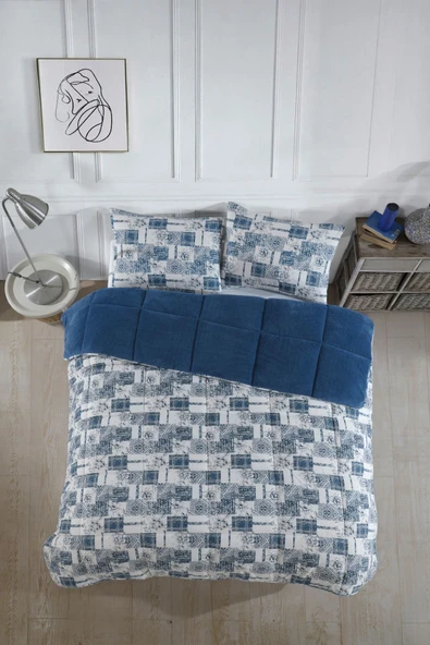 Formeya Tek Kişilik Lüx Wellsoft Yorgan Çift Taraflı Yastık Kılıflı 155x215 cm Yorgan - 7