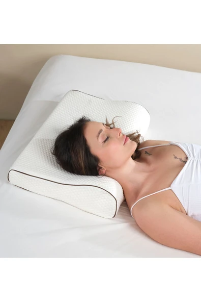 Formeya   Ortopedik Visco Yastık Boyun Destekli Lüks Ortopedik Yastık 55x35 Cm - 3