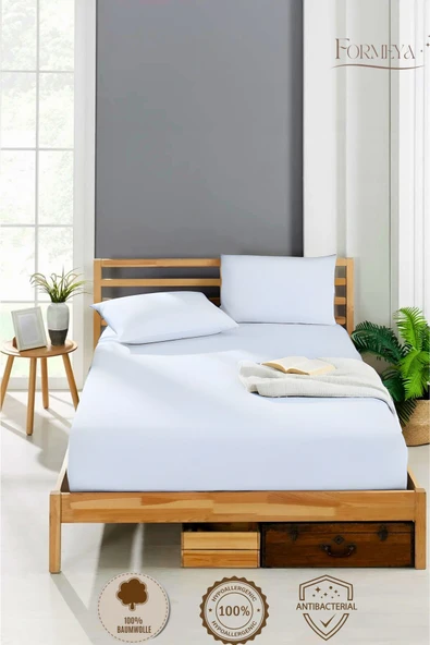 Formeya   %100 Pamuk Tek/Çift Kişilik Fitted Çarşaf Fitted Penye Çarşaf - 7