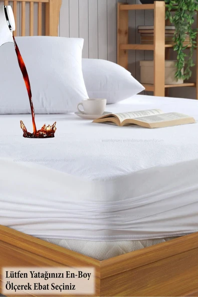 Formeya Set Beyaz Mikro Fitted Sıvı Geçirmez Alez ve 2 Adet Yastık Alezi (11 Ebat) - 2