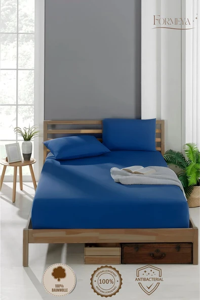 Formeya   %100 Pamuk Tek/Çift Kişilik Fitted Çarşaf Fitted Penye Çarşaf - 5