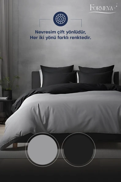 Formeya Lastikli Çarşaflı Nevresim Takımı Çift Kişilik ( 2 Adet Yastık Kılıflı) - 11