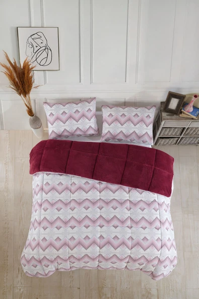 Formeya Tek Kişilik Lüx Wellsoft Yorgan Çift Taraflı Yastık Kılıflı 155x215 cm Yorgan - 9