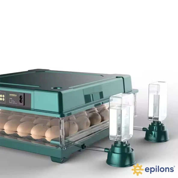 Slim Model 130’lu Gün Sayaçlı Tam Otomatik Kuluçka Makinesi – Yedek Motor + Su Kabı + Qr Videolu Kurulum - Resim 4