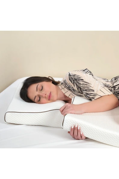Formeya   Ortopedik Visco Yastık Boyun Destekli Lüks Ortopedik Yastık 55x35 Cm - 4
