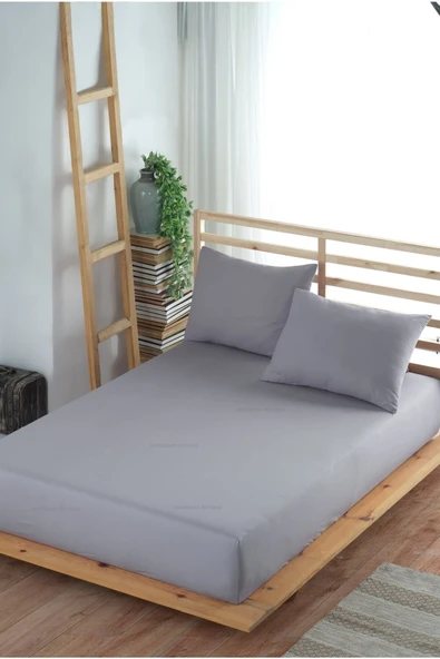 Formeya   Adelya Kahverengi Lastikli Çarşaf Takımı Tek Kişilik Ve Çift Kişilik-(YASTIK KILIFLI) - 8