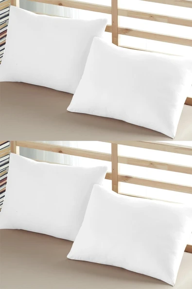 Formeya 4'lü Beyaz Fermuarlı Sıvı Geçirmez Yastık Alezi Yastık Koruyucu - 4