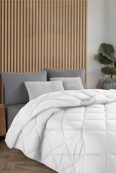 Formeya Beyaz Soft Kışlık Tek Kişilik Yorgan 155x215 cm - 2
