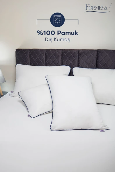 Formeya   2 Adet Climate Nano Jel Yastık Otel Yastığı 50x70 cm %100 Pamuk Dış Kumaş - 3