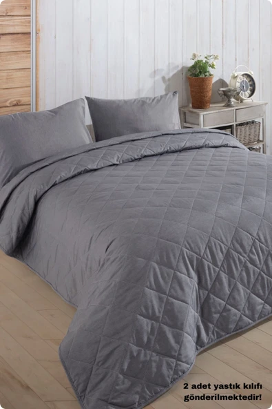Formeya Çift Kişilik Yatak Örtüsü Pike Takımı Çok Amaçlı Yatak Örtüsü Pike Takımı