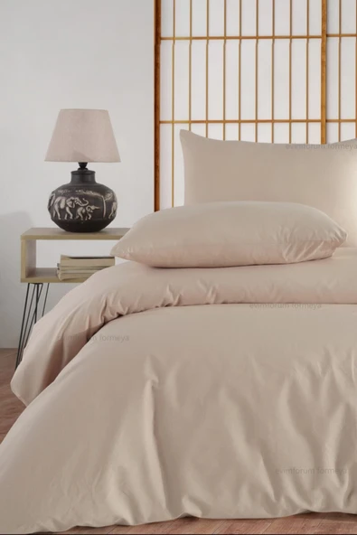 Formeya Çift Kişilik %100 Pamuk Lastikli Çarşaflı Nevresim Takımı 4 Renk - 2