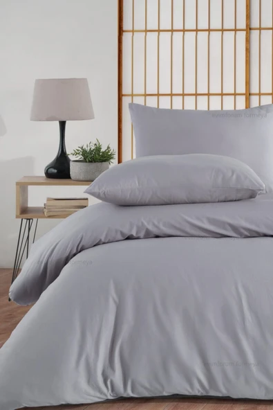 Formeya Çift Kişilik %100 Pamuk Lastikli Çarşaflı Nevresim Takımı 4 Renk - 11