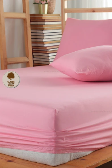 Formeya   Lastikli Çarşaf Takımı %100 Pamuk (yastık Kılıflı) Ranforce Kumaş 5 Farklı Ebat - 2