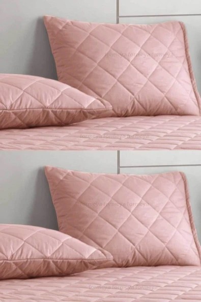 Formeya Alez Kahverengi 4 Adet %100 Pamuk Yastık Koruyucu Alez - 4