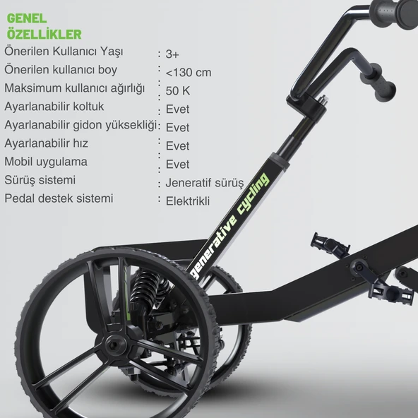 Genoride Pedallı Elektrikli Go-Kart - 9