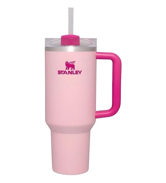 Stanley Quencher Açık Pembe 1.18 lt Pipetli Termos Bardak - Pembe