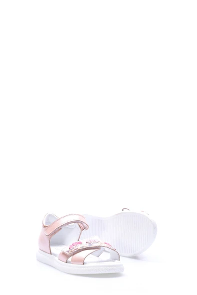 Hakiki Deri  Kız Çocuk Klasik Sandalet 612XA977 - Resim 8