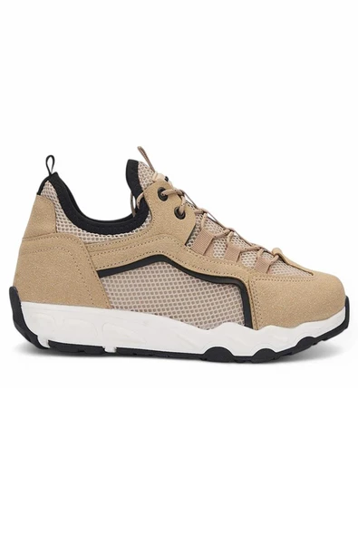 Celira Glc Bej Erkek Fileli Sneaker Spor Ayakkabı