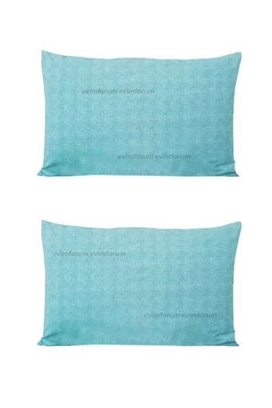 Formeya 2 Adet Kapaklı Yastık Kılıfı 5 Farklı Renk 50x70 Cm - 6