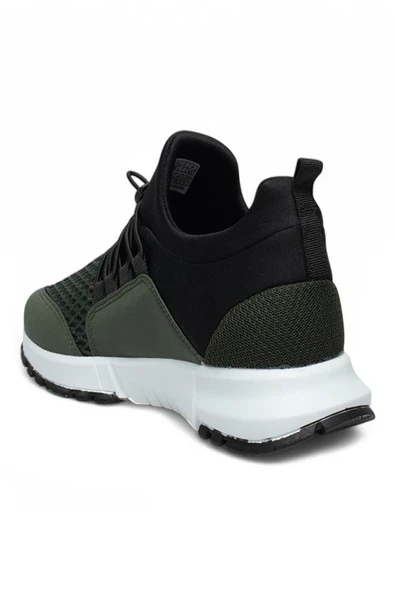 Celira Glc Yeşil Siyah Erkek Fileli Spor Ayakkabı - Resim 3