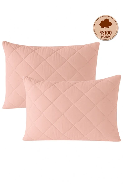 Formeya Pamukkale Alez Kahverengi %100 Pamuk Kapitone Yastık Koruyucu Alez 2 Adet - 7