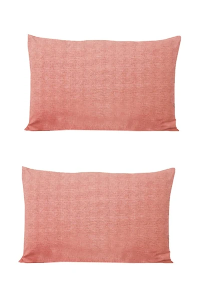 Formeya 2 Adet Kapaklı Yastık Kılıfı 5 Farklı Renk 50x70 Cm - 4