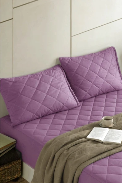 Formeya Pamukkale Alez Kahverengi %100 Pamuk Kapitone Yastık Koruyucu Alez 2 Adet - 9