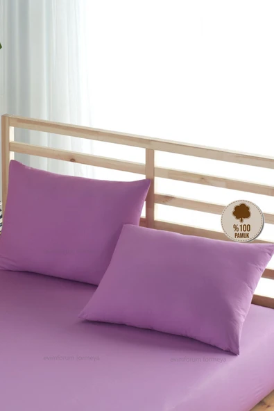 Formeya Ranforce %100 Pamuk Yastık Kılıfı 2 Adet 50 x 70 Kapaklı