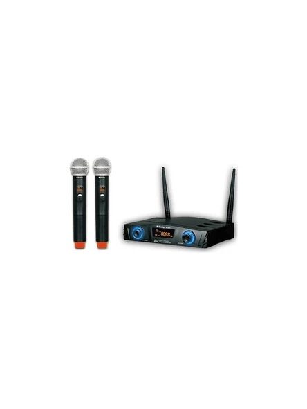 KÖNİG K-312 UHF 2 YAKA TELSİZ MİKROFON