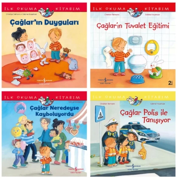 ÇAĞLARIN DUYGULARI - ÇAĞLARIN TUVALET EĞİTİMİ - ÇAĞLAR NEREDEYSE KAYBOLUYORDU - ÇAĞLAR POLİS İLE TANIŞIYOR (3 - 6 YAŞ) ürün görseli