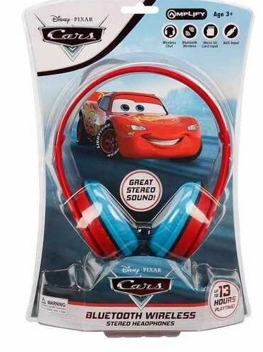 Volkano Bluetooth Kulaklık Disney Pixar Cars Arabalar Mikrofonlu Kablosuz Çocuk Kulaklığı Lisanslı DY-2004-CR