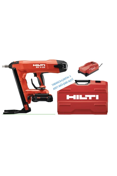 HILTİ  BX 4-22 AKÜLÜ BETON ÇİVİ ÇAKMA TABANCASI  + B 22-85 BATARYA + C 6-22 ŞARJ CİHAZI - 2