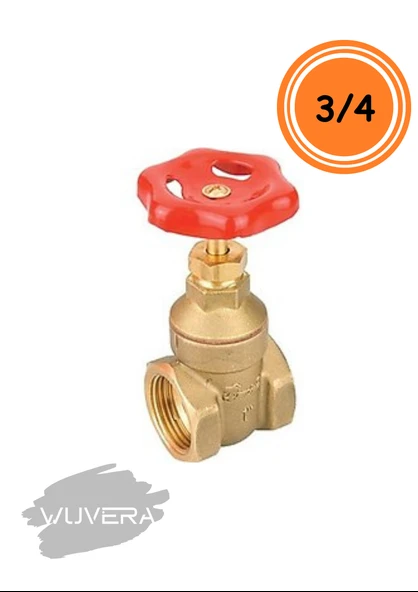 Wuvera 3/4” Şiber Vana – %100 Pirinç Gövde, Yüksek Basınç Dayanımı & Sızdırmaz Tasarım - 2