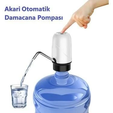 AKARİ USB ŞARJ EDİLEBİLİR PİLLİ MİNİ SU POMPASI