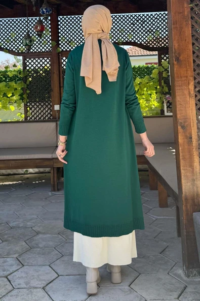 Manolya Zümrüt Triko Hırka - 11