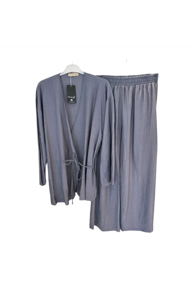 Z-544 ÜSTÜ KİMONO ETEKLİ ÇİLEK İKİLİ TAKIM - 4