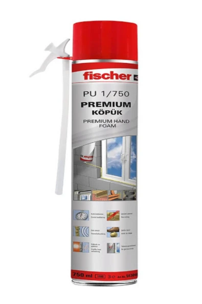 Pu 1/75o Premıum Poliüretan Köpük 750 Ml 12 Adet