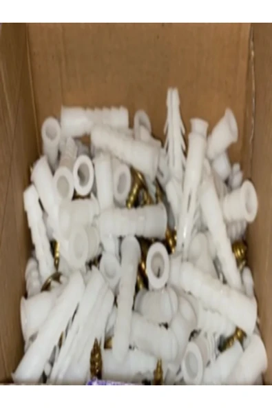 PUL BAŞLI VİDA+8MM DÜBEL SETİ (100 ADET) 5 PAKET - 2