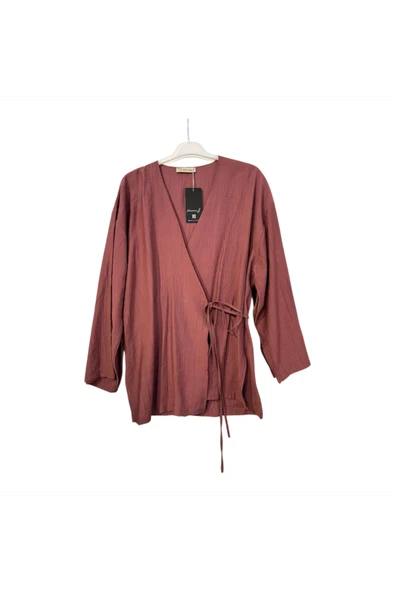 Z-544 ÜSTÜ KİMONO ETEKLİ ÇİLEK İKİLİ TAKIM - 8