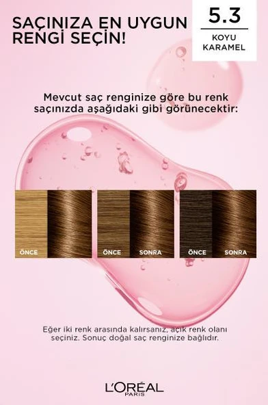 L'Oréal Paris Excellence Creme Saç Boyası 5.3 Koyu Karamel - 6