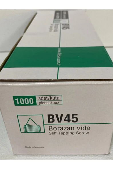 BORAZAN ( SİVRİ ) VİDA 45MM BV45MM (1.000 ADET) - 2