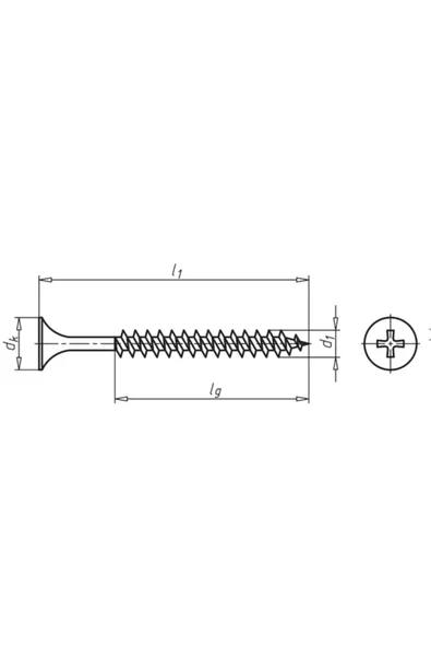 HİLTİ  Dişli Alçıpan Cıvatası Syh-3,5x251000 Adet - 2
