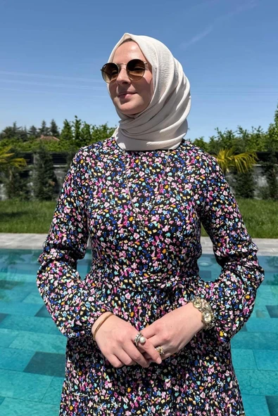 Hale Elbise Siyah - 2