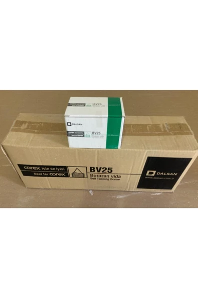 Bv25 Borazan Vida (1000 Adet ) 10 Kutu
